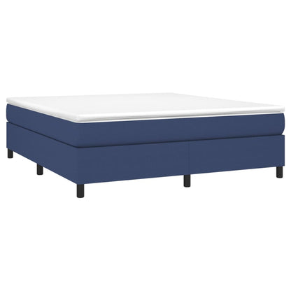 Boxspringbettgestell Blau 160x200 cm Stoff