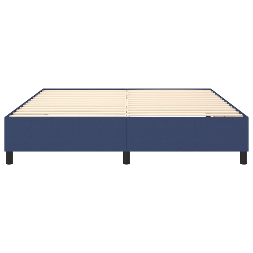 Boxspringbettgestell Blau 160x200 cm Stoff