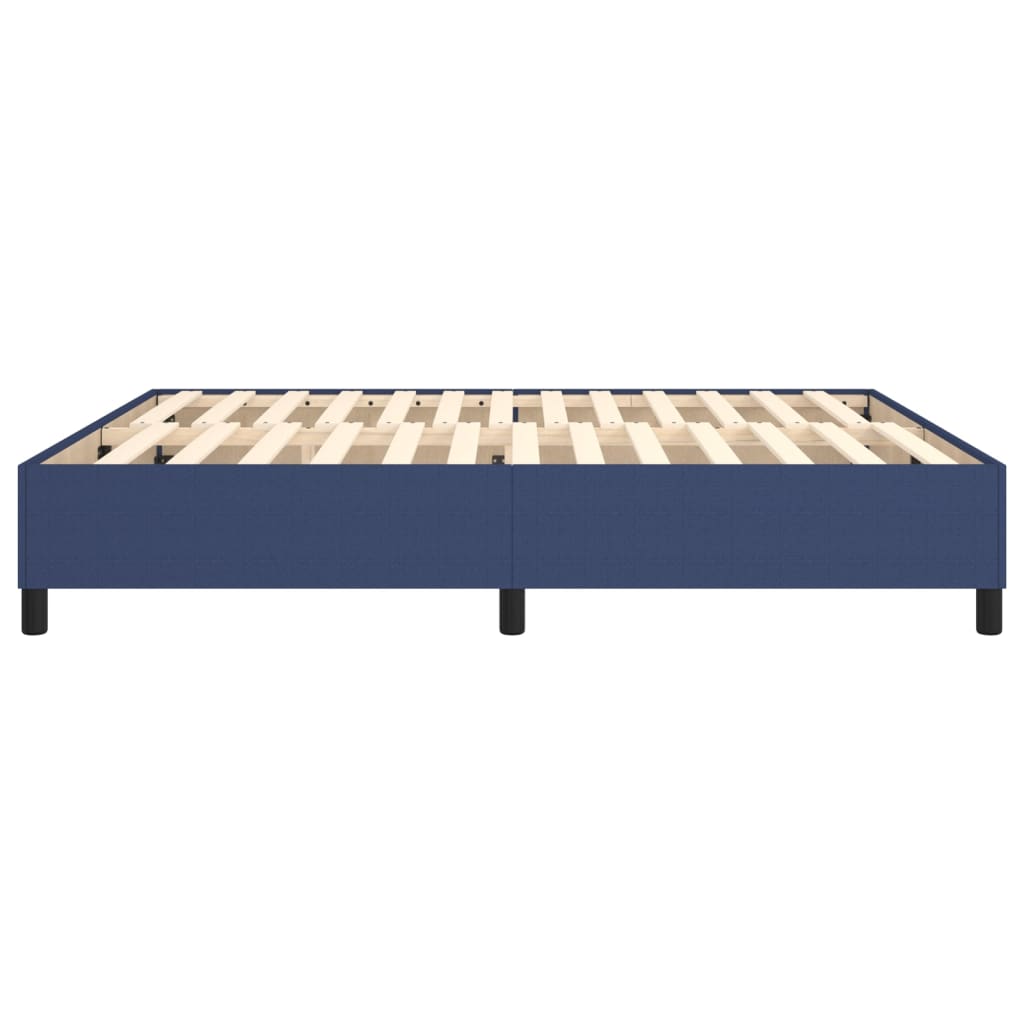 Boxspringbettgestell Blau 160x200 cm Stoff