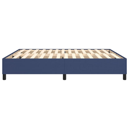 Boxspringbettgestell Blau 160x200 cm Stoff