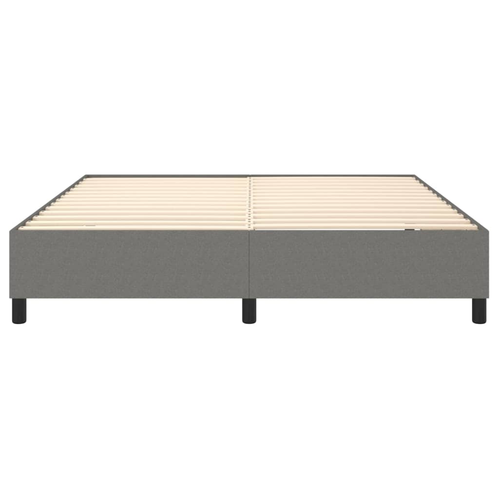 Boxspringbettgestell Dunkelgrau 180x200 cm Stoff