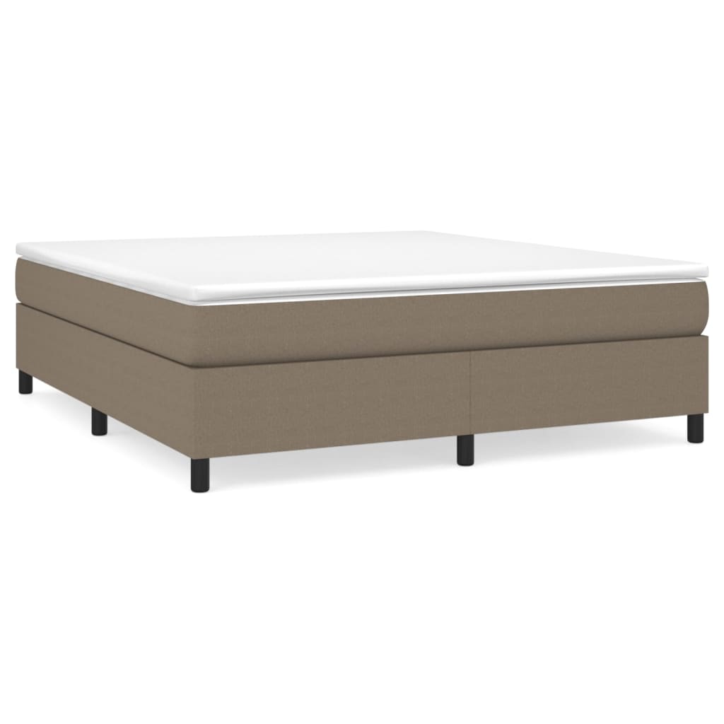 Boxspringbettgestell Taupe 180x200 cm Stoff