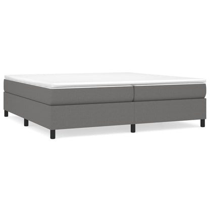 Boxspringbettgestell Dunkelgrau 200x200 cm Stoff