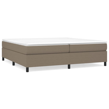Boxspringbettgestell Taupe 200x200 cm Stoff