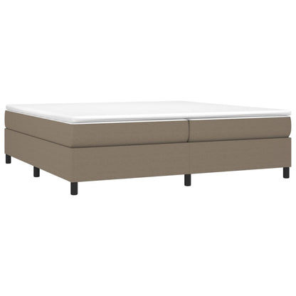 Boxspringbettgestell Taupe 200x200 cm Stoff