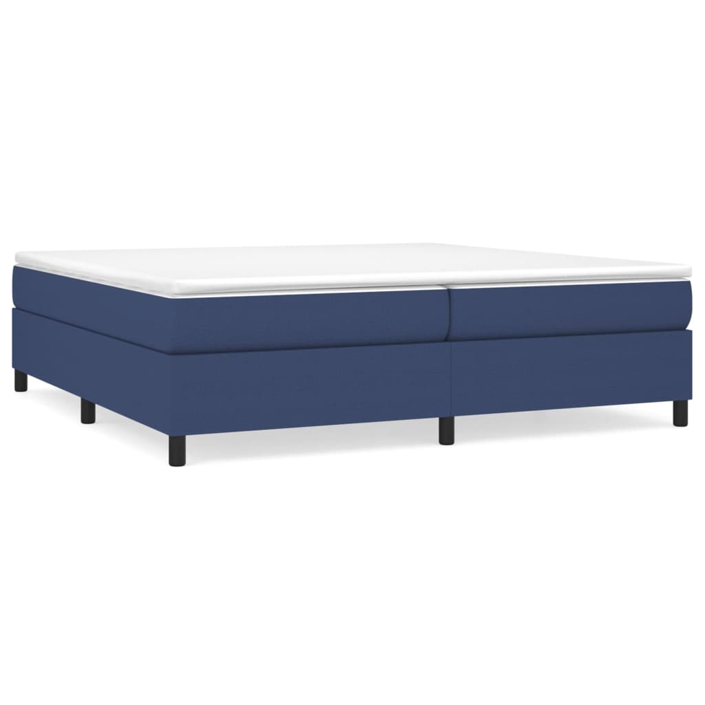 Boxspringbettgestell Blau 200x200 cm Stoff