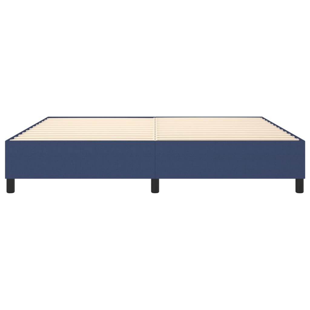 Boxspringbettgestell Blau 200x200 cm Stoff
