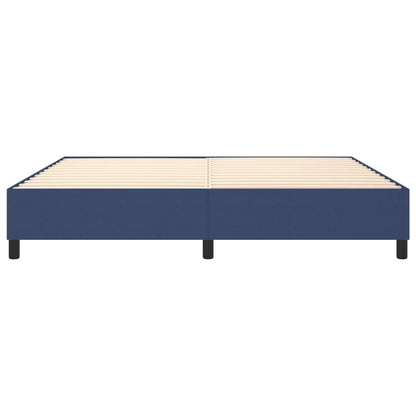 Boxspringbettgestell Blau 200x200 cm Stoff