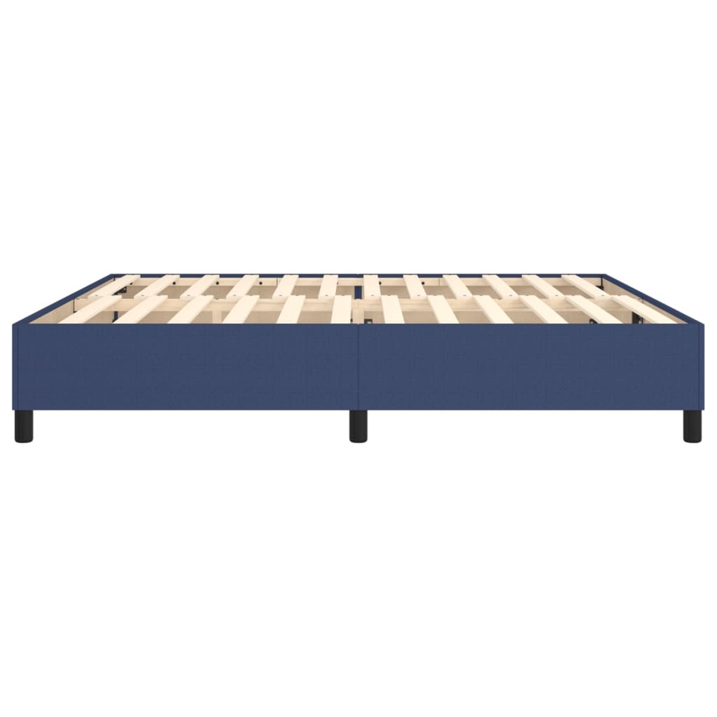 Boxspringbettgestell Blau 200x200 cm Stoff
