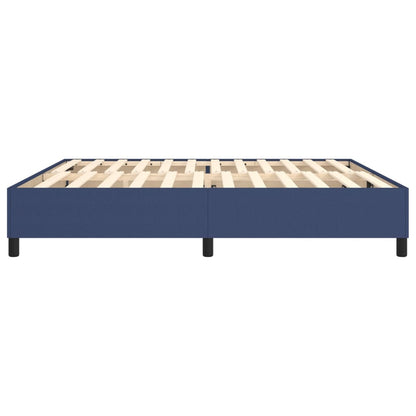 Boxspringbettgestell Blau 200x200 cm Stoff