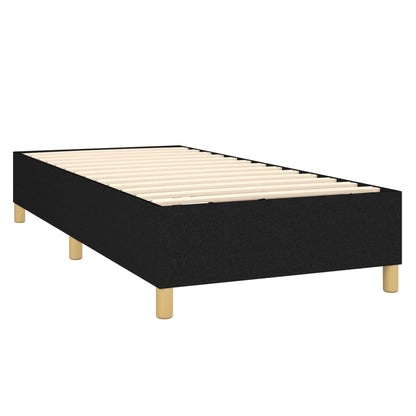 Boxspringbettgestell Schwarz 80x200 cm Stoff