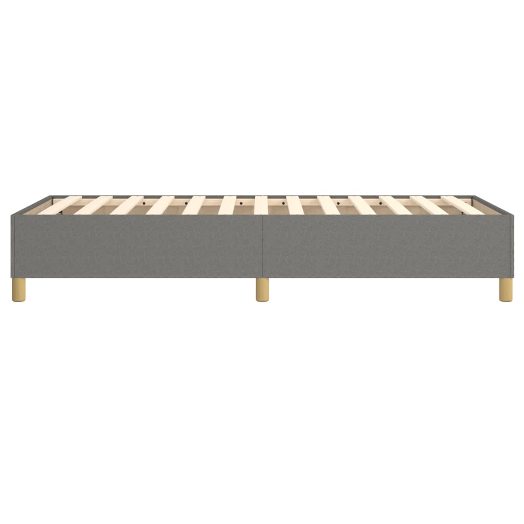 Boxspringbettgestell Dunkelgrau 90x190 cm Stoff