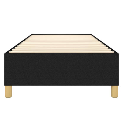 Boxspringbettgestell Schwarz 100x200 cm Stoff