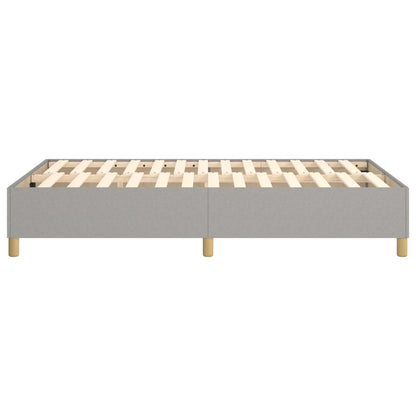 Boxspringbettgestell Hellgrau 120x200 cm Stoff