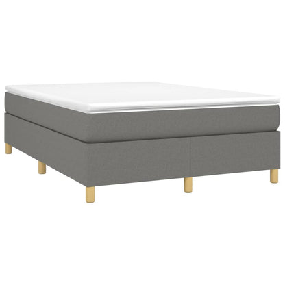 Boxspringbettgestell Dunkelgrau 140x190 cm Stoff