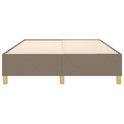 Boxspringbettgestell Taupe 140x190 cm Stoff