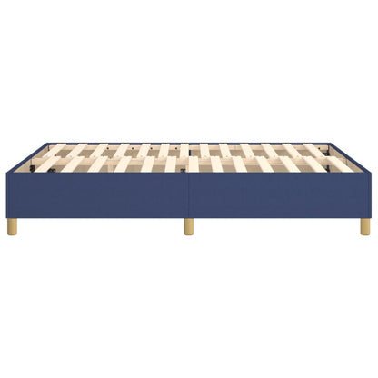 Boxspringbettgestell Blau 140x190 cm Stoff