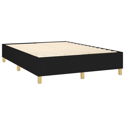 Boxspringbettgestell Schwarz 140x200 cm Stoff