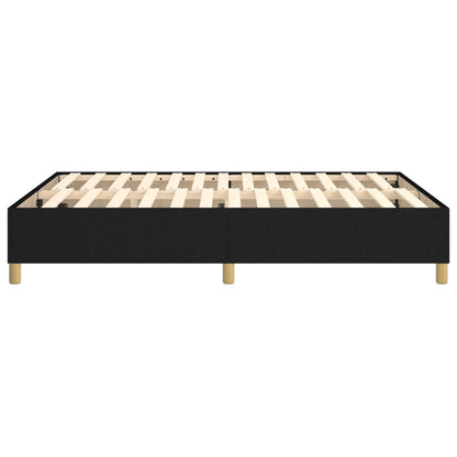Boxspringbettgestell Schwarz 140x200 cm Stoff
