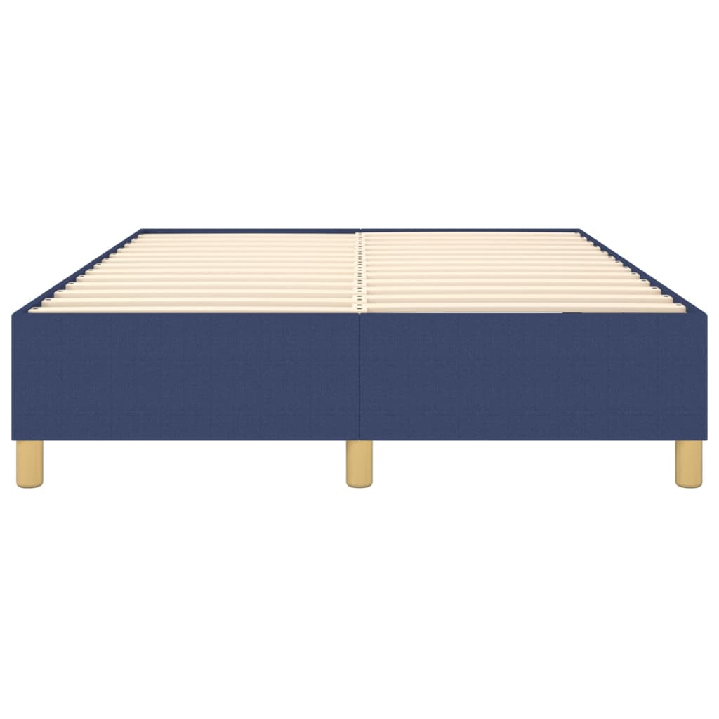 Boxspringbettgestell Blau 140x200 cm Stoff