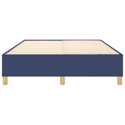 Boxspringbettgestell Blau 140x200 cm Stoff