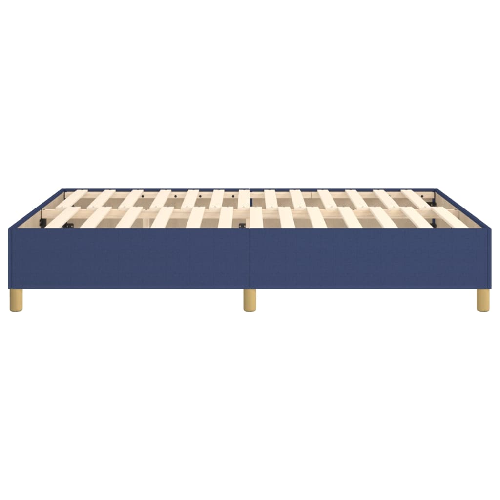 Boxspringbettgestell Blau 140x200 cm Stoff