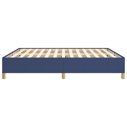 Boxspringbettgestell Blau 160x200 cm Stoff