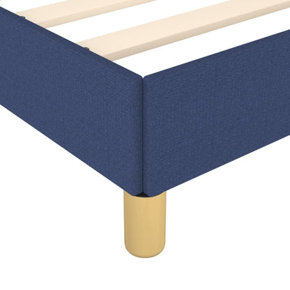 Boxspringbettgestell Blau 160x200 cm Stoff