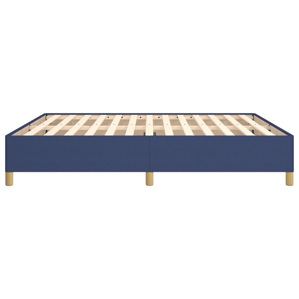 Boxspringbettgestell Blau 180x200 cm Stoff