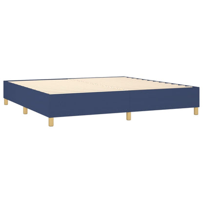 Boxspringbettgestell Blau 200x200 cm Stoff