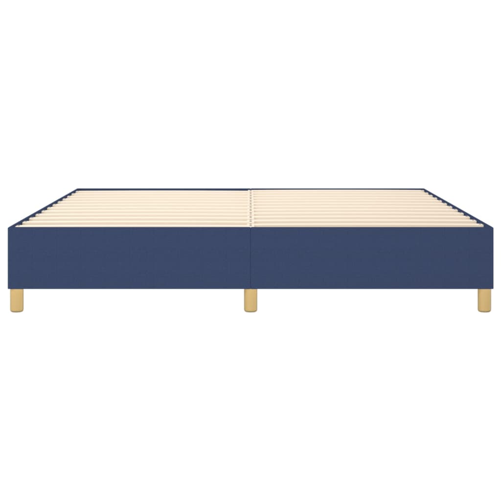 Boxspringbettgestell Blau 200x200 cm Stoff