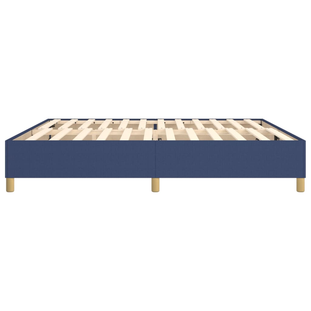 Boxspringbettgestell Blau 200x200 cm Stoff