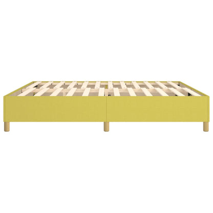 Boxspringbettgestell Grün 200x200 cm Stoff