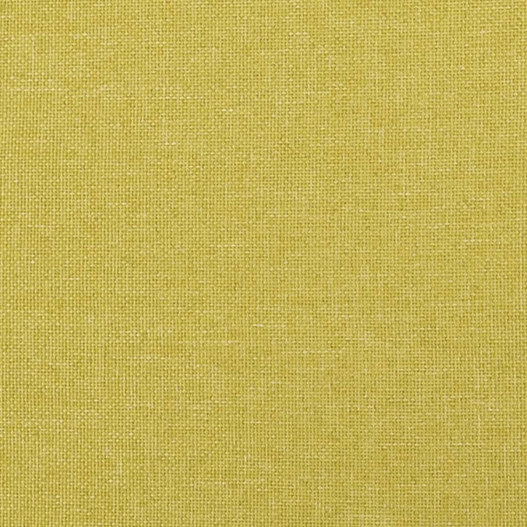 Boxspringbettgestell Grün 200x200 cm Stoff