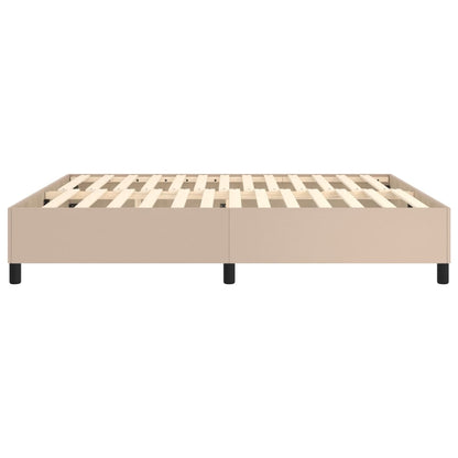 Boxspringbettgestell Cappuccino-Braun 180x200 cm Kunstleder