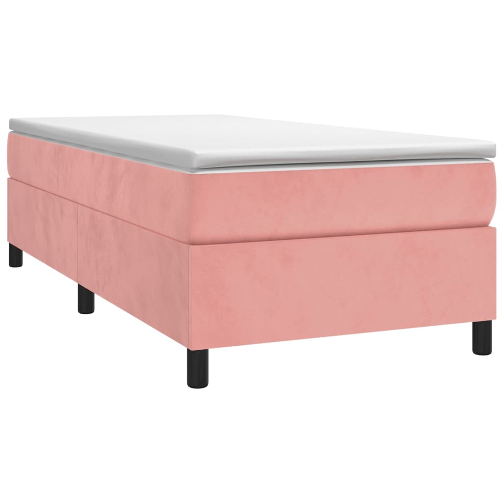 Boxspringbettgestell Rosa 80x200 cm Samt
