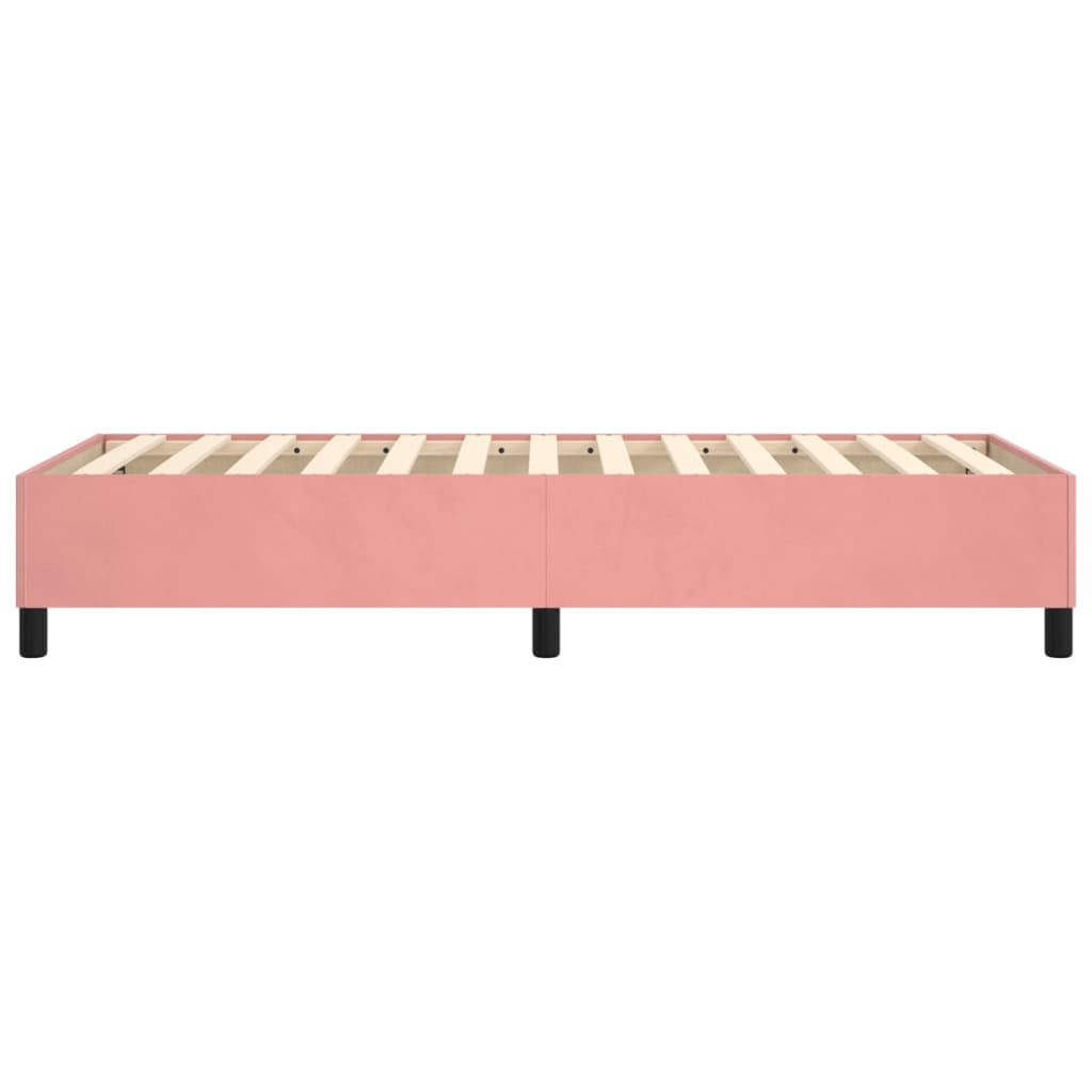 Boxspringbettgestell Rosa 80x200 cm Samt