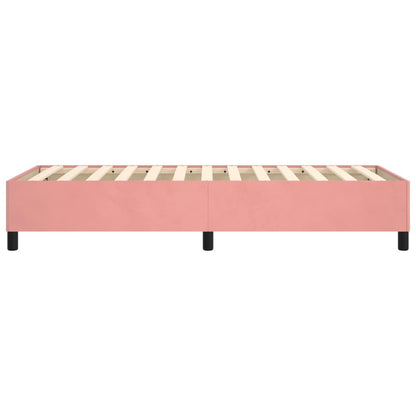 Boxspringbettgestell Rosa 80x200 cm Samt