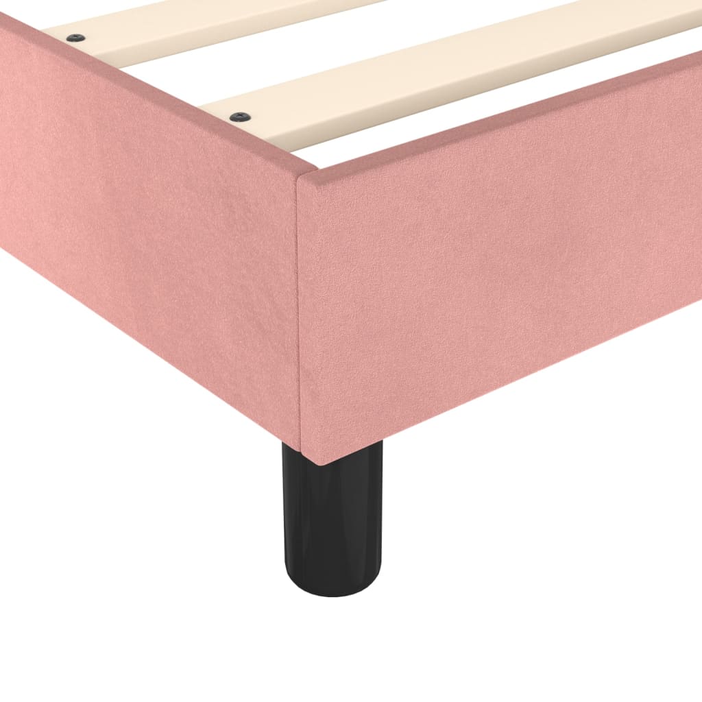 Boxspringbettgestell Rosa 80x200 cm Samt