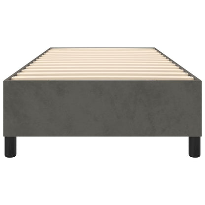 Boxspringbettgestell Dunkelgrau 90x190 cm Samt