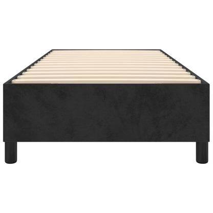 Boxspringbettgestell Schwarz 90x190 cm Samt