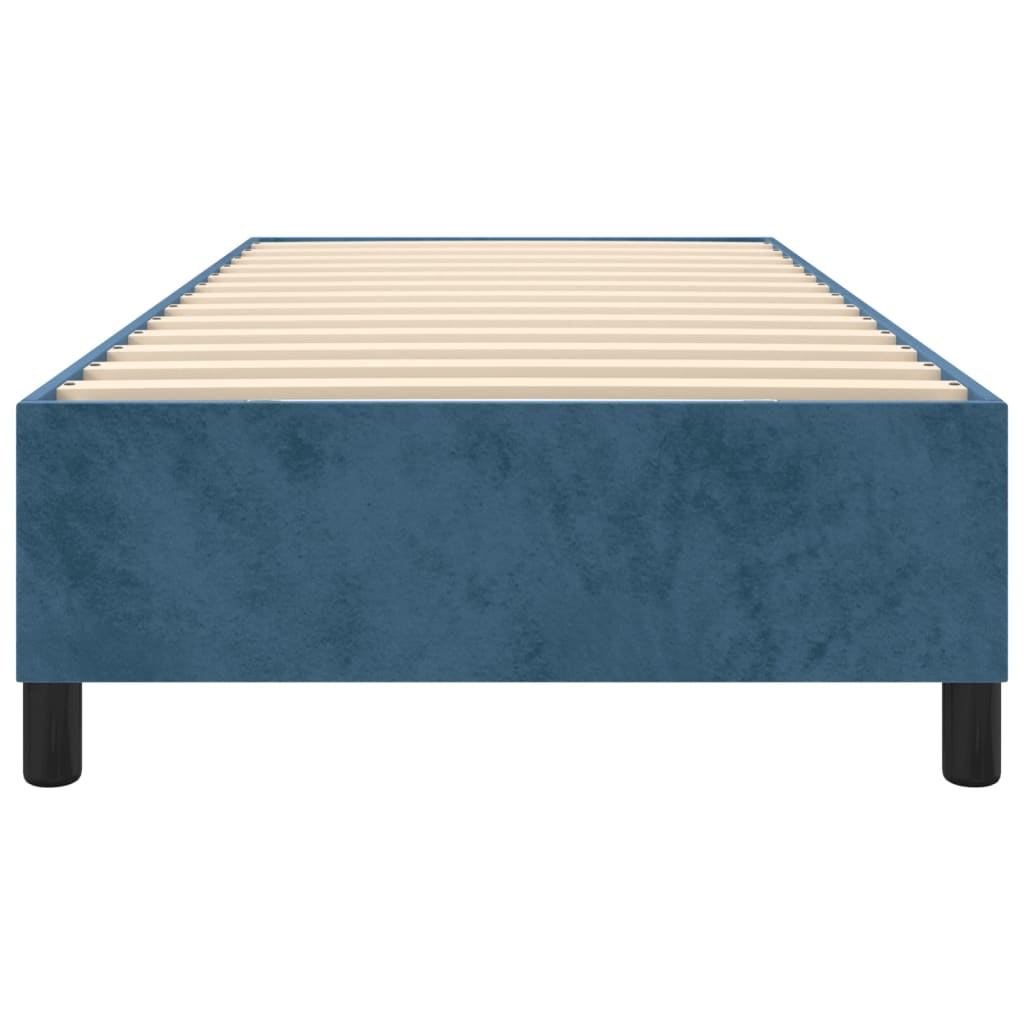 Boxspringbettgestell Dunkelblau 90x190 cm Samt