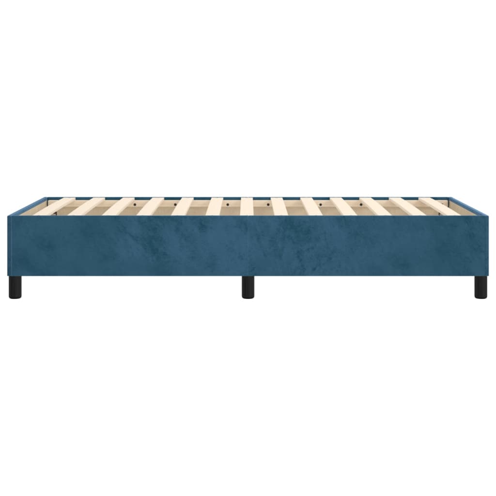 Boxspringbettgestell Dunkelblau 90x190 cm Samt