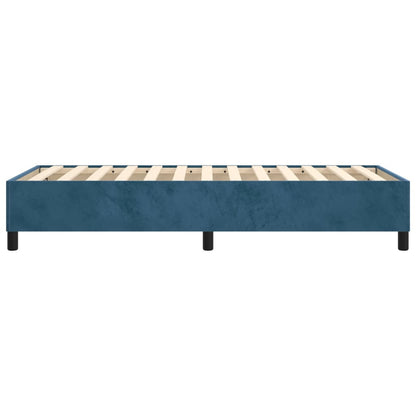 Boxspringbettgestell Dunkelblau 90x190 cm Samt