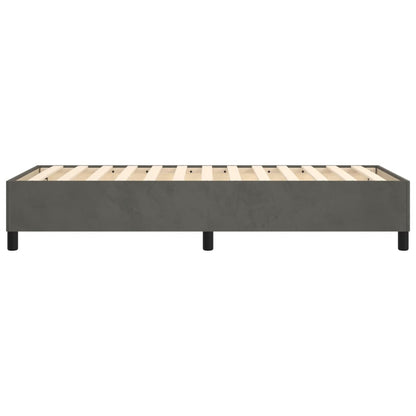 Boxspringbettgestell Dunkelgrau 90x200 cm Samt