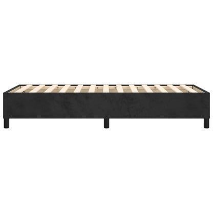 Boxspringbettgestell Schwarz 100x200 cm Samt