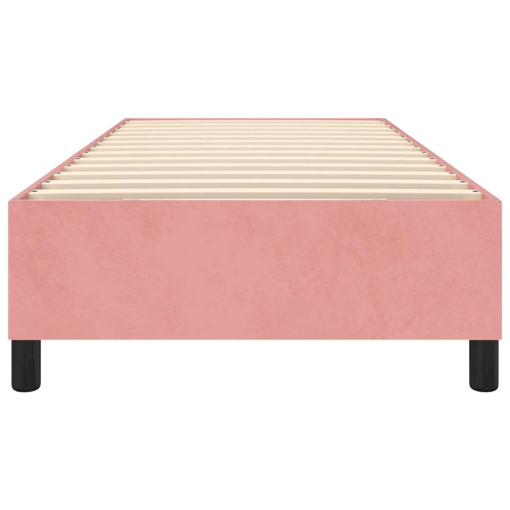 Boxspringbettgestell Rosa 100x200 cm Samt