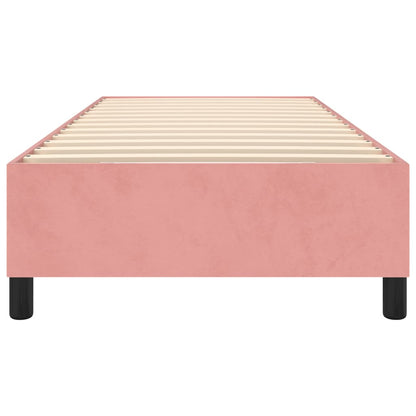 Boxspringbettgestell Rosa 100x200 cm Samt