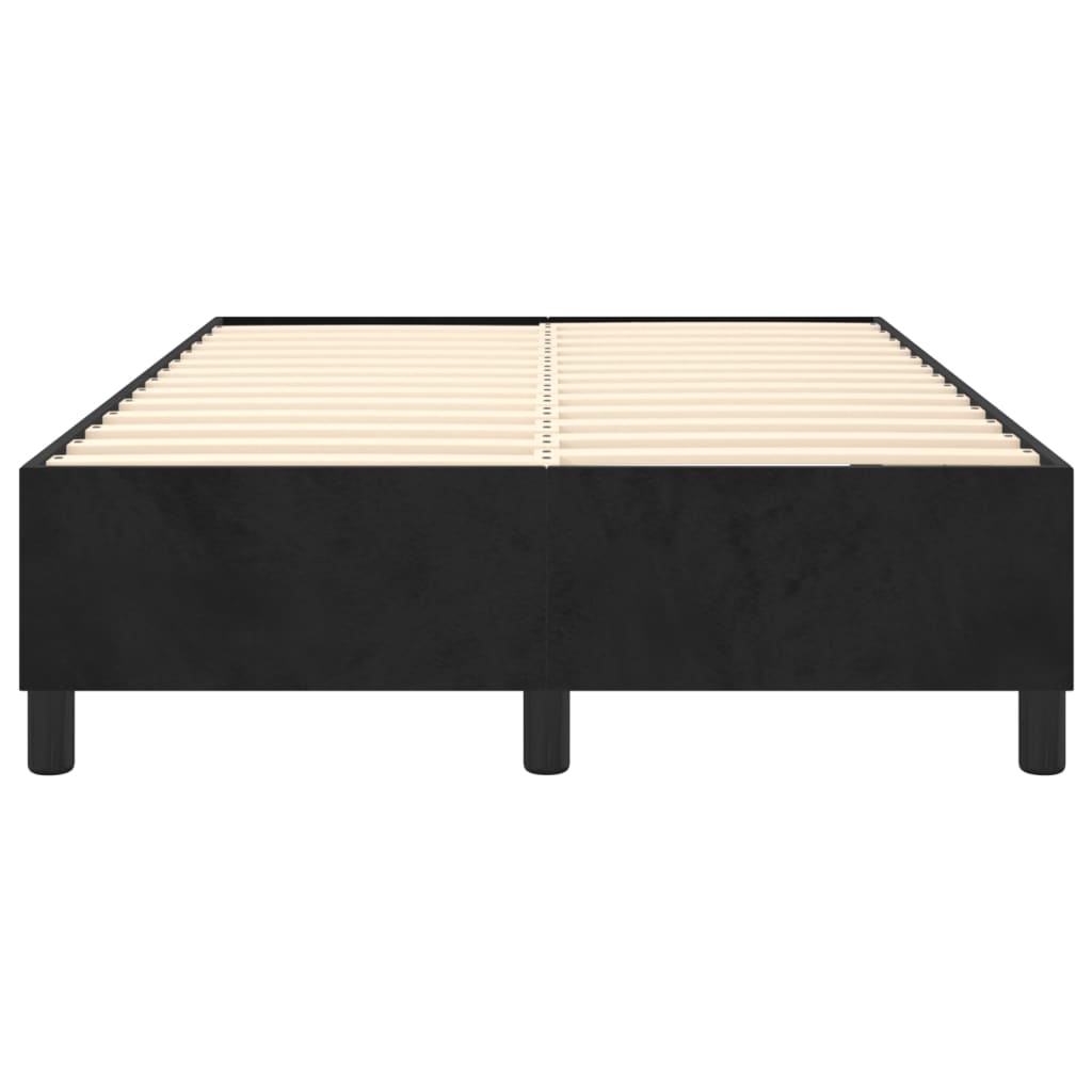 Boxspringbettgestell Schwarz 120x200 cm Samt