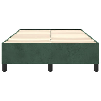 Boxspringbettgestell Dunkelgrün 120x200 cm Samt